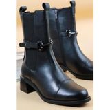 Bags Shoes Venüs 2352402K Hakiki Deri Kadın Günlük Bot - Siyah