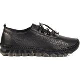Bags Shoes Venüs 25401003Y Kadın Hakiki Deri Şeffaf Slikon Taban Ultra Comfort Günlük Ayakkabı - Siyah