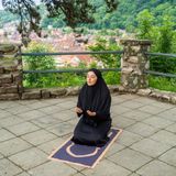 BAHA Portatif Cep Seccade | Seyahat Namazlığı, Katlanabilir Seccade, Mükemmel Ramazan Hediyesi