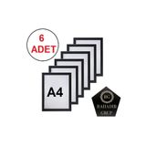 bahadır grup 6 Adet A4 Çerçeve Pvc li 21x30 Sertifika Için Çerçeve Diploma Için Çerçeve Belge Için Çerçeve