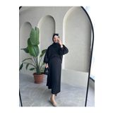 Bahar Altundemir PİLİSELİ ETEK TESETTÜR ETEK KALIN KIŞLIK ETEK STANDART PİLELİ UZUN ETEK