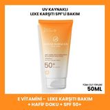 Bahar Babacan E Vitamini ve Baobab Yağı ile Leke Karşıtı Yüz Güneş Kremi SPF 50 Tüm Ciltler için 50 ml
