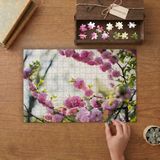 Bahar Çiçekleri Tasarımı 240 Parça Ahşap Puzzle Ahşap Kutuda MP10127