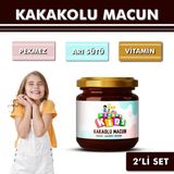 Bahar Kids Çocuklar İçin Özel & Arı Sütü Pekmez Bal ve Vitamin Kakaolu Macun 2 x 240 gr - 480 gr