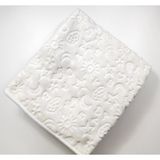 Bahar Krem Kabartmalı Peluş Bebek Battaniye