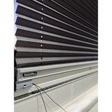 Bahar Plise Cam Balkon Perdesi PLİSE PERDE - Antrasit - 45 x 120 cm