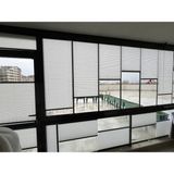 Bahar Plise Cam Balkon Perdesi PLİSE PERDE - Beyaz - 40 x 120 cm