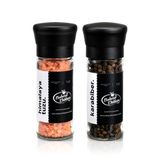 Baharat Dükkanı Tane Karabiber Ve Himalaya Tuzu 2'li Set