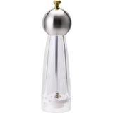 Baharat Öğütücü – 22,5 cm Paslanmaz Metal Kapaklı Şeffaf Gövde Tuz ve Baharat Değirmeni � - Çok Renkli - 0,5 ml