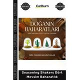 #Baharatlık Estetik Kar Küresi Tasarım Mutfak Baharat Set Seasoning Shakers Dört Mevsim Baharatlık