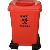 Bahat Plastik Tıbbi Atık Çöp Kovası 50 lt