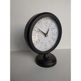 Bahat Siyah Renkli Metal Ofis Salon Masa Saati 25*20 cm R2