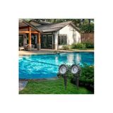 Bahçe Armatürü Rozanslı Kazıklı CT-7304 Yeşil Renk