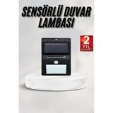Bahçe Aydınlatması Güneş Enerjili LED Işık Lamba Sensörlü Dekoratif - 0 - Siyah