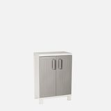 Bahçe Balkon Kiler Plastik Dolap 65X37X93 cm - Gri
