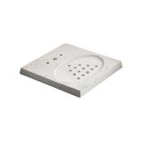 Bahçe Çeşmesi Beton Tabanı - Beyaz