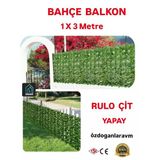 Bahçe Çiti Balkon Rulo Plex Sarmaşık Çit 1X3 Metre