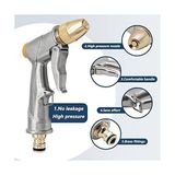 Bahçe El Duşu, Yüksek Basınçlı Bahçe Duşu/bahçe Püskürtme Tabancası, %100 Metal, Ayarlanabilir Su Akışı, Araç Yıkama, Temizlik Işleri ve Bahçe Sulama Için - 0 - 3 Ay - --
