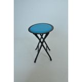 Bahçe Kamp Katlanır Tabure - 30 x 45 cm - Mavi