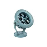 Bahçe LED Armatür Paslanmaz Dekoratif Dış Mekan Aydınlatma Lamba Spot Gösteri Sıcak Beyaz A-1303 9W 220V IP68