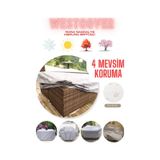 Bahçe Mobilyası Koruma Örtüsü Brandası Premium Kalite 160x100cm Gri Gri