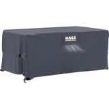 Bahçe Mobilyası Örtüsü, 180-150-90CM, Ağır Hizmet Oxford Kumaş, Su Geçirmez, Dış Mekan Veranda Masa Örtüsü, Havalandırmalı Masa ve Sandalye Koruma Kılıfı Gri - 1 cm