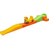 Bahçe Oyuncak Arabalı Platform Set Çocuk Aktivite Roller Coaster Oyun Parkı - Sarı