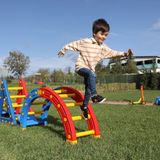 Bahçe Oyuncak Çocuk Aktivite Parkuru - Anaokulu & Oyun Parkı Için Eğlenceli ve Sağlıklı Aktivite Seti - Renkli