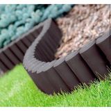 Bahçe Shop Star Garden Kahverengi Ahşap Görünümlü Çim Bordürü 2,3 m Plastik