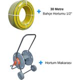 Bahçe Sulama Ultra Set - Üzümcü Hortum Makaralı - 30 Metre