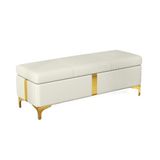 Bahçe Tezgahı Açık Dinlenme Alanı Daire Balkonlar Benchoutdoor Banklar Hava Koşullarına Dayanıklı Metal Saksı Dış Koltuk, Beyaz Yatak Odası Tezgahı Depolama ile 100x40x45cm Deri Koltuk Koltuk Oyuncak