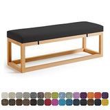 Bahçe Tezgahı Açık Dinlenme Alanı Daire Balkonlar Tezgahlar Dış Mekan Metal Saksı Dış Koltuk, (en:Kapalı Mobilya Minder Tezgahı 55 "x 18" x 2" Bay için Veranda Tezgah Pedleri