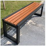 Bahçe Tezgahı Açık Dinlenme Alanı Daire Balkonlar Tezgahlar Dış Mekan Metal Saksı Dış Koltuk Park Veranda Mobilya, Dış Mekan Metal Bahçe Tezgahı - Hava Koşullarına Dayanıklı Sırtsız Veranda