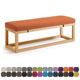 Bahçe Tezgahı Açık Dinlenme Alanı Daire Balkonlar Tezgahlar Dış Mekan Metal Saksı Dış Koltuk,(en:Veranda Tezgah Minderi 43 "x 18" x 3.5" Kapalı Açık Mobilya Koltuk Pedi