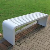 Bahçe Tezgahı Dış Mekan Dinlenme Alanı Daire Balkonlar Tezgah Dış Mekan Bankları Hava Koşullarına Dayanıklı Metal Saksı Dış Koltuk Park Veranda Mobilya, İki Kişilik Arkalıksız Dış Mekan Bahçe Tezgahı