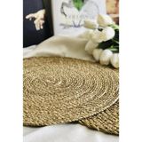Bahçem Dekoratif Amerikan Servis Supla 6'lı Set 35 cm Çap - Natural - 6lı set