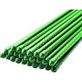 Bahçem PWC Yeşil Bitki Destek Çubuğu 8 mm x 90 cm Paslanmaz Çelik Kaplama UV Koruma ile Sağlıklı Destek 10'lu