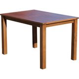 Bahçeme Ahşap Bahçe Balkon Mutfak Masası -Bodrum 4 Ayak 80X120 - 80 x 120 cm - Kahverengi