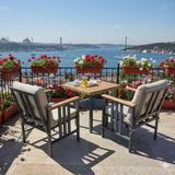 Bahçeme Çamlıca 2Li Balkon Set - Alüminyum Bahçe Teras Balkon Kanepe Takımı