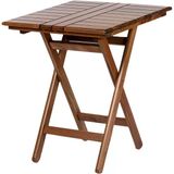 Bahçeme Kaş 70X70 Katlanır Ahşap Masa - Teras Balkon Bahçe Masası