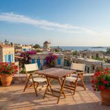 Bahçeme Marmaris Pvcli Ahşap Bahçe Balkon Seti: 80X80 Masa + 2 Sandalye Katlanır Takım