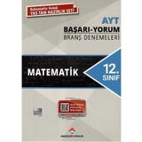 Bahçeşehir Yayınları 12. Sınıf Ayt - Matematik Başarı - Yorum Branş Denemeleri