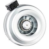 Bahçıvan 12.5 cm çapında BDTX 125 2325 D/D 230 Watt Monofaze Yuvarlak Kanal Fanı Geriye Eğimli