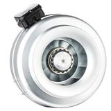 Bahçıvan 15 cm çapında BDTX 150 2450 D/D 230 Watt Monofaze Yuvarlak Kanal Fanı Geriye Eğimli