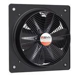 Bahçıvan 41x41 cm BSMS 300 1445 D/D 230 Watt Monofaze Kare Sanayi Aspiratörü