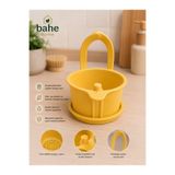 bahe home Çok Amaçlı Musluğa Asılan Lavabo Çöp Süzgeci Sebze Meyve Atıkları İçin Pratik Sepet