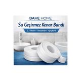 bahe home Su Geçirmez Kendinden Yapışkanlı Kenar Bandı 3.2M Lavabo Küvet Banyo Sızdırmaz Bant Küf Önleyici