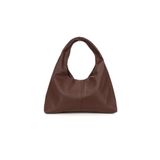 Bahels Acı Kahve Deri Kadın Shopper Omuz Çantası – Yumuşak Form Vintage Model