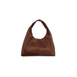 Bahels Acı Kahve Süet Kadın Shopper Omuz Çantası – Yumuşak Form Vintage Model