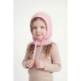 Bahels Çocuk Pembe Triko Örgü Balaclava Bere Şapka - Standart - Renkli